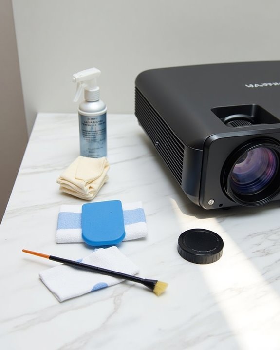 proper safe lens cleaning