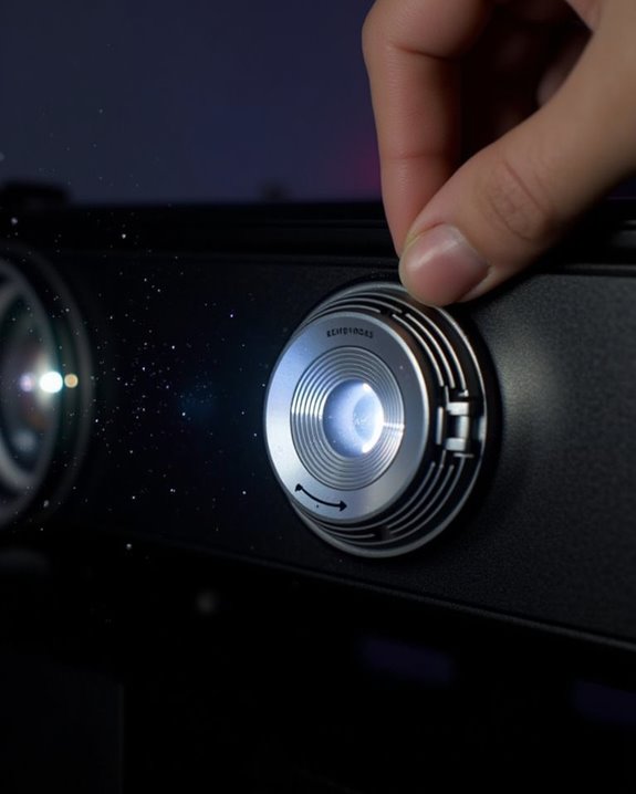 reset led projector autofocus