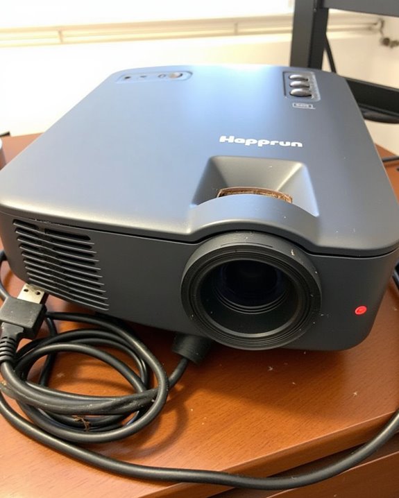 safely power off projector