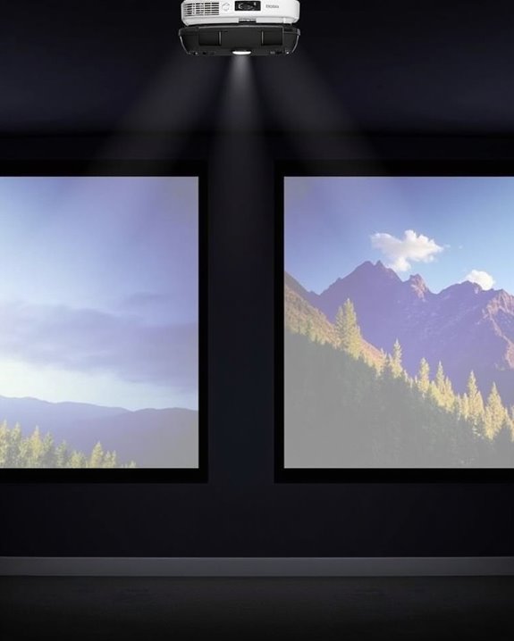 screen gain influences brightness