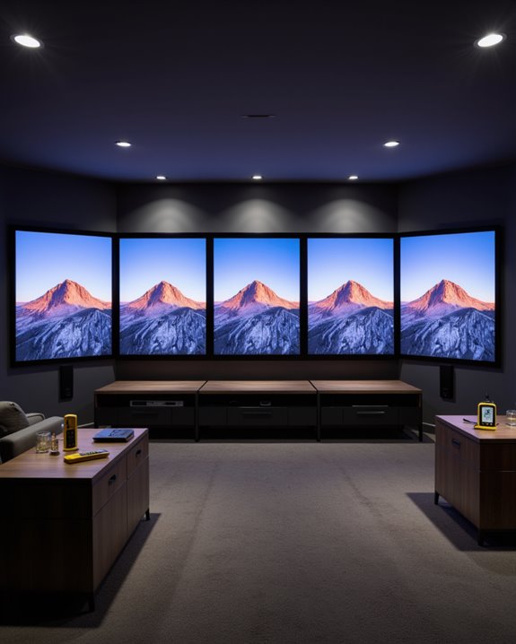 screen selection for projectors