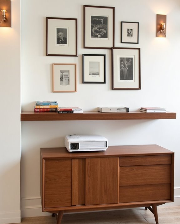 seamless projector decor integration