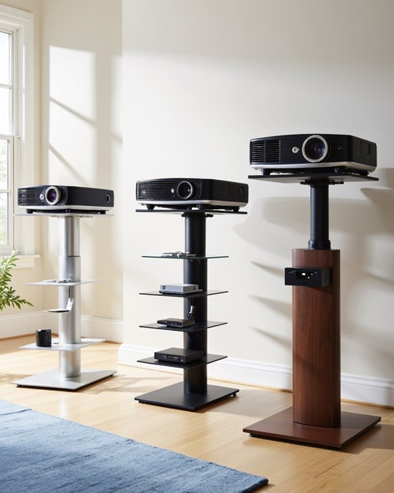 selecting a projector stand