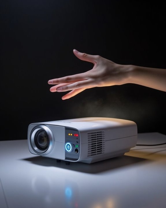 setting up a projector properly