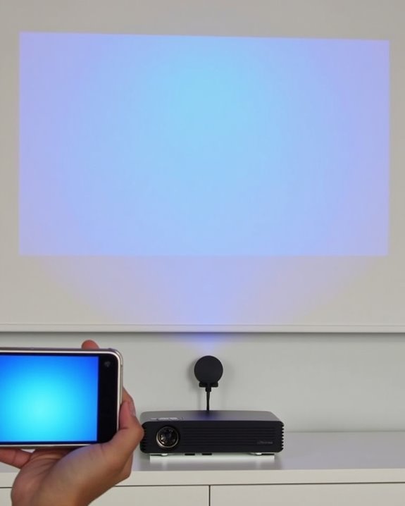 setup chromecast for projection