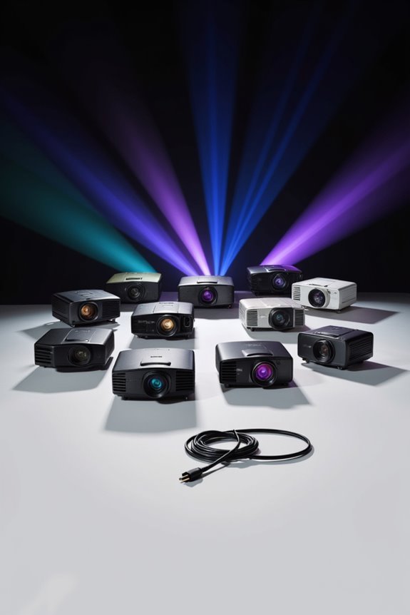 top portable 12v projectors