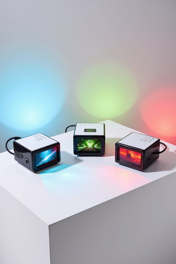 top portable cube projectors