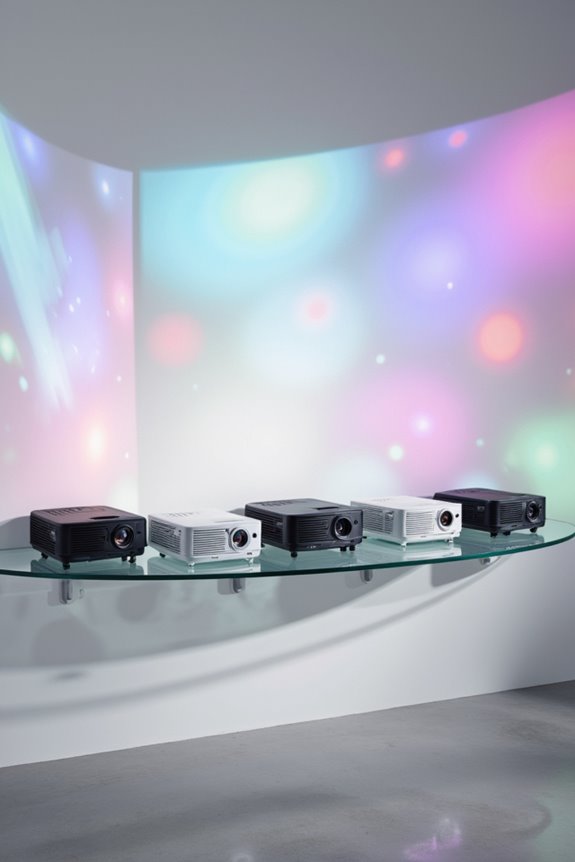 top short throw projectors