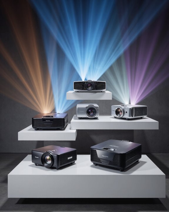 top short throw projectors