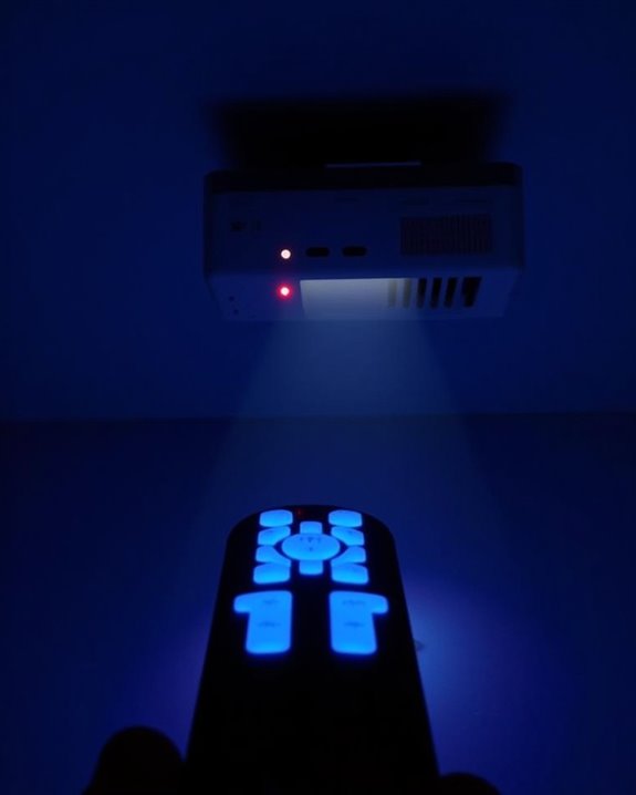 universal remote projector setup