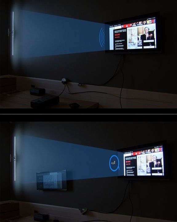 wired and wireless projection