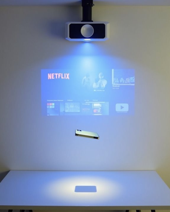 wireless ios content projection